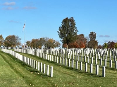 cemetery green lawn  