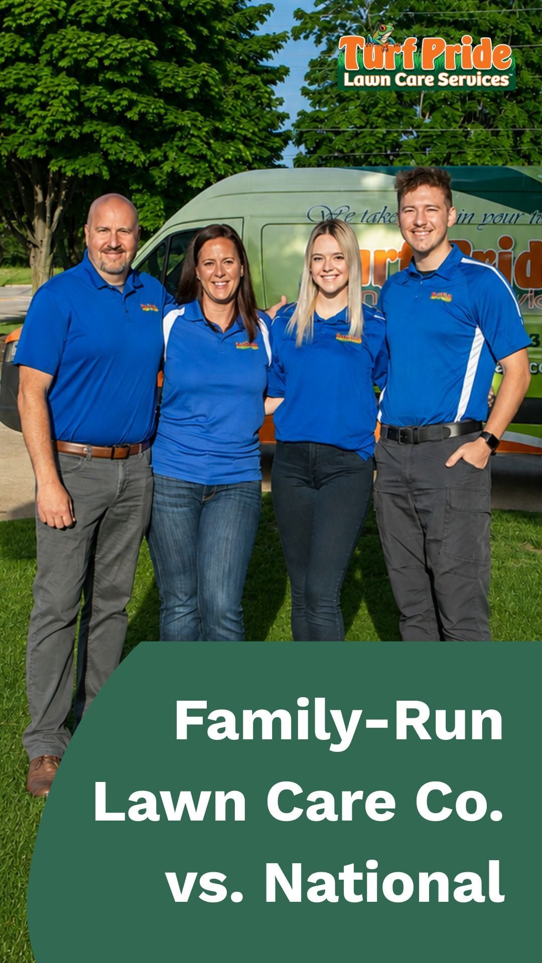 Family-Run Lawn Care Service vs. National Chain - Turf Pride Lawn Care