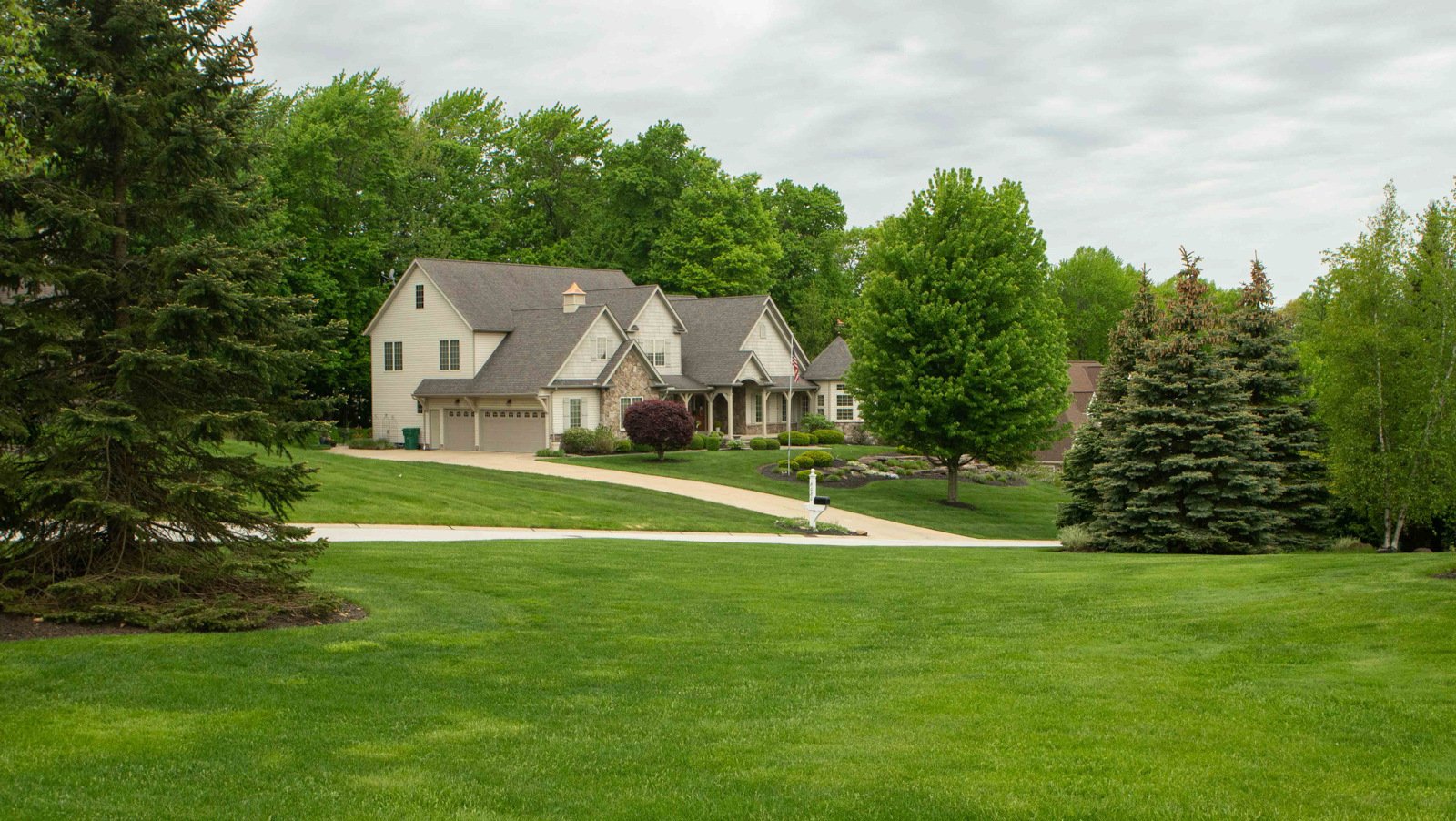 beautiful healthy lawn un Lyndhurst, OH